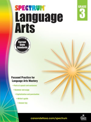 Spectrum Language Arts, Grade 3 - ebook
